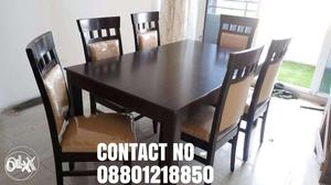 Pure TEAK WOOD DINING TABLES...recliner n sofas also wid