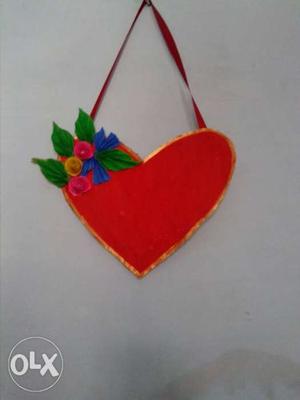 Red And Green Heart Wall Decor