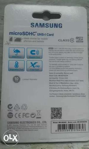 Samsung MicroSDHC UHS-I Card Box