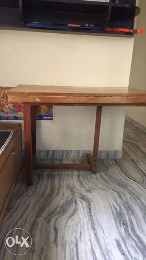 Table made of sagwan wood