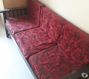 Teak wood sofa 3+2 with Teapoy Mumbai