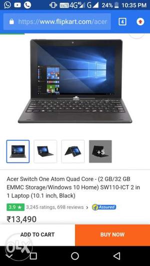 Acer one 110. Only 1.5 months old.no fault no