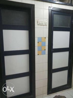 Bathroom Doors marine ply with alluminum frame