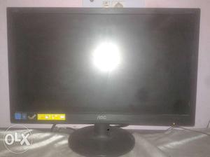 Black AOC 22 inch LED Monitor