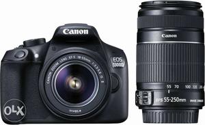 Black Canon EOS D With  Mm Lens