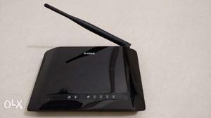 Black D-Link Broadband Router