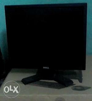 Black Flat Screen Dell company Computer Monitor