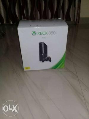 Black Xbox 360 With Controller Box