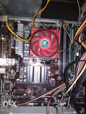 Motherboard gigabyte with processor amd fx