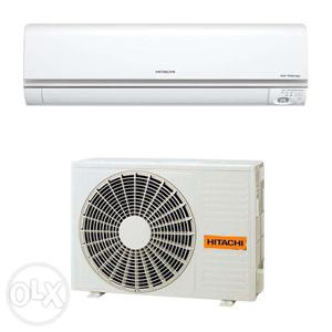 New Hitachi 1 Ton Split AC 5 Star Rating with one year