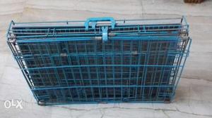 Pet's Cage Foldable like Briefcase, Length =24"