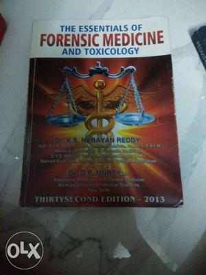 Reddy's Forensic Medicine and Toxicology two year old book