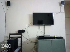 Sony Home Theatre, 32" LED TV & set top box with