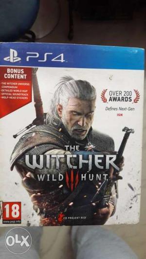 Sony PS4 The Witcher Wild Hunt Game Case