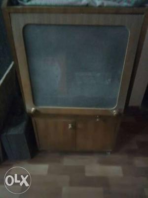 T.v.trolly with cabinet in good condition