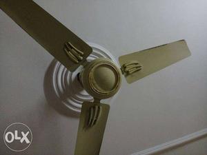 Three blade fancy Fan, in working condition.