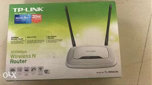 White TP-Link Wireless Router Box