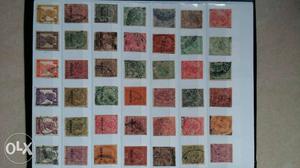 110 all different stamps of british india period
