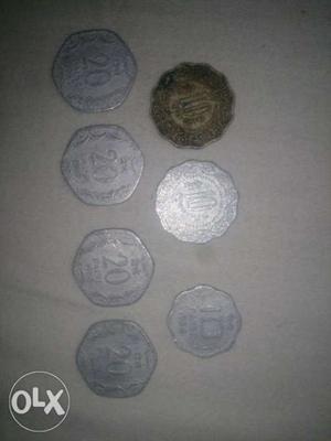 4 coins of 20 paise and 3 coins of 10 paise.