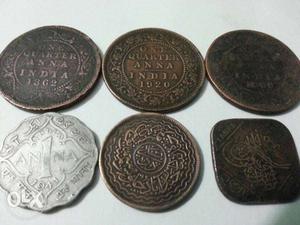 Antique coins low prices 500 fr 6 coins 97o 351.