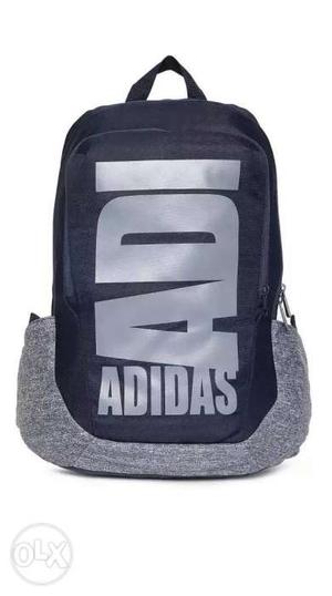 Black And Gray Adidas Leather Backpack new sealed original