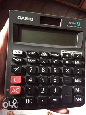 Black Casio MJ- Calculator