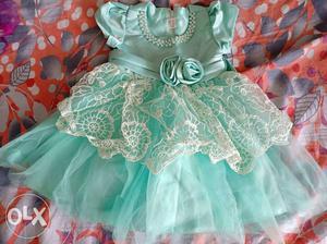 Branded Party Dress (Age 6-12 months)