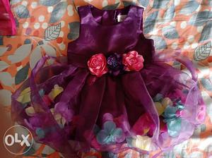 Branded Party Dress (Age 6-9 months)