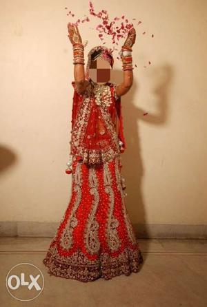 Bridal lehnga with awesome look