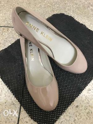 Brown Anne Klein Leather Heeled Sandals