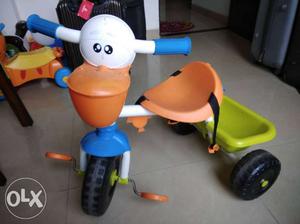 Chicco toddler's Orange And Green Tricycle