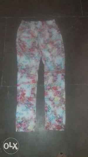 Floral print jagging new one