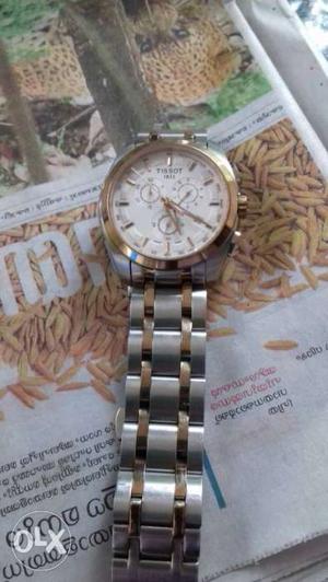It is tissot. Only 3 months use. Super conditon