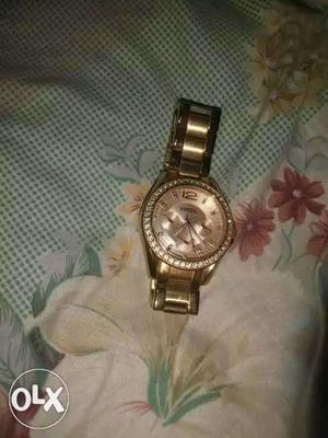 Its a brand new fossil watch for girls interested