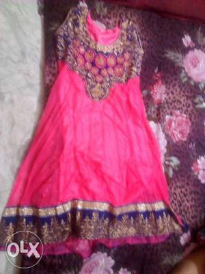 Kurti for 10year girl.. it is emrodory work with