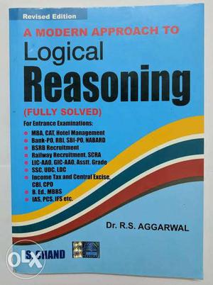 Logical Reasoning book by rs agarwal