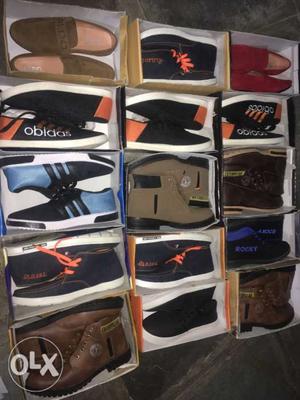 Lot of 15 brand new branded shoeses intrested