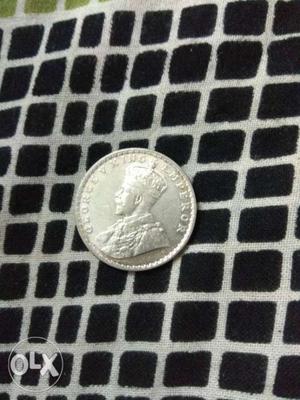 Old Indian Silver Coin Of Britishers Time