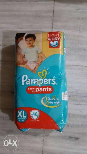 Pampers Diapers XL size (12kg+). 48 pieces each