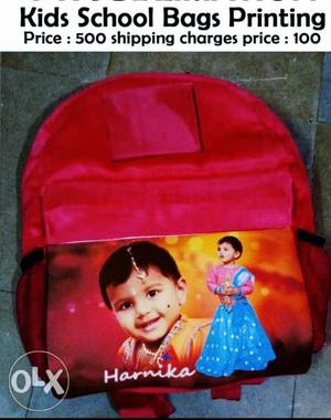 Personalized school bag for kids