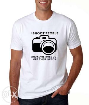 Photography camera cotton tshirt