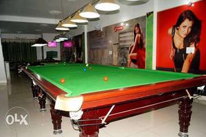 Pool and snooker tables up to 