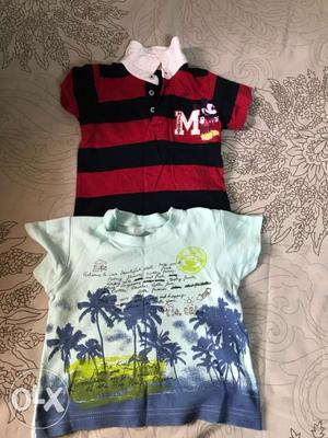 Set of 6 Branded baby boy used clothes in good conditon.