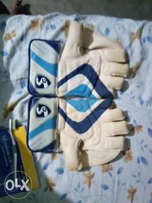 Sg superkeep wicket keeping gloves