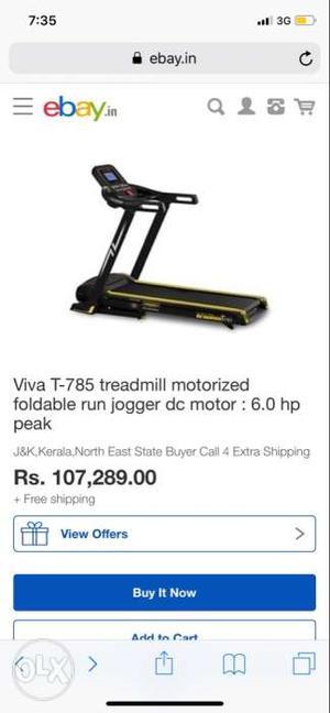 Viva T-785 treadmill only 