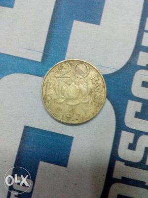 20 paise  coin for sale