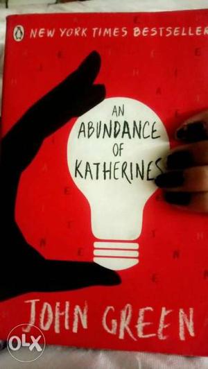 An abundance of Katherines Book by John green