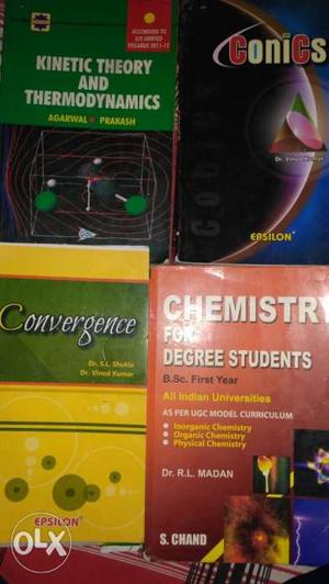 B Sc first year PCM all book in good condition at