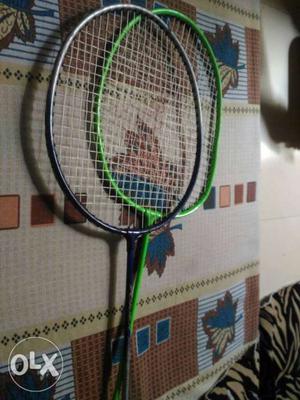 Black And Green Badminton Rackets