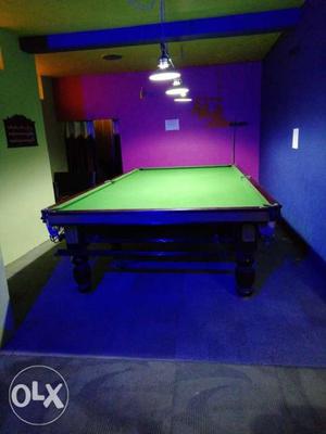 Black And Purple Pool Table